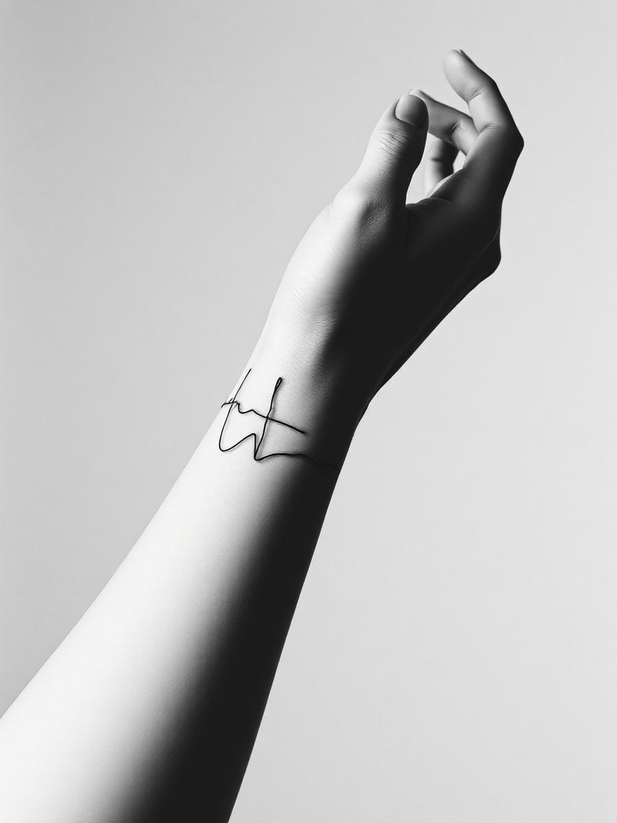 Single line — forearm