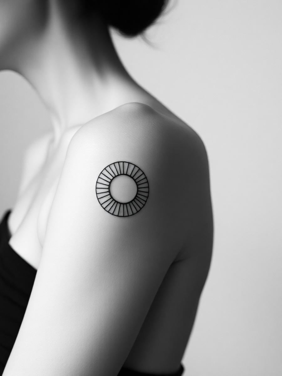 Solar motif — shoulder